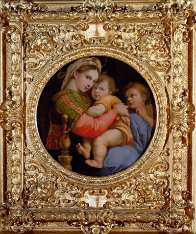 The Madonna of the Chair by Raffaello Sanzio Raphael